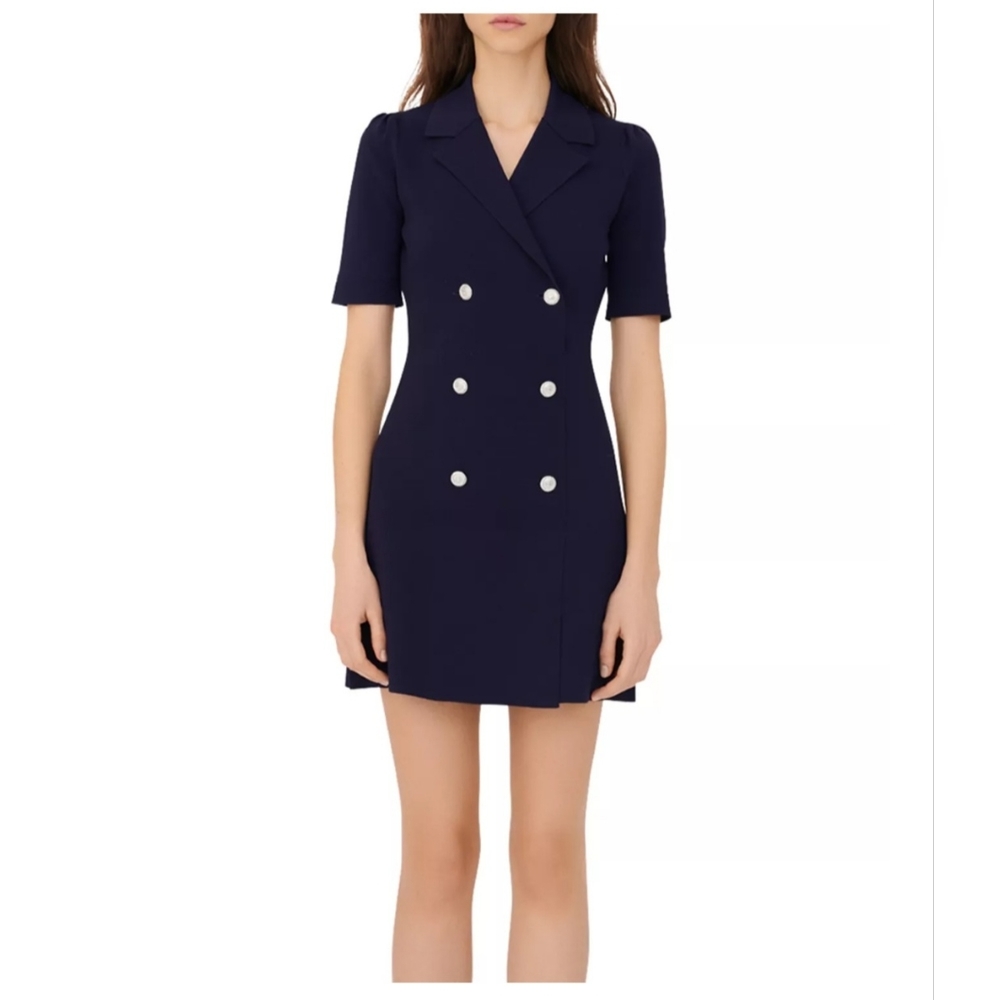 Maje Ralazer Double Breasted Dress